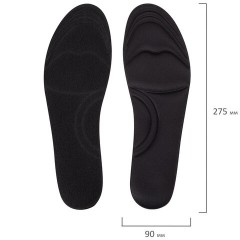 Стельки для обуви с ЭФФЕКТОМ ПАМЯТИ, материал MEMORY FOAM, размер RU 34-39 / EU 35-40, с линиями выреза, SHEGRA (ШЕГРА), 700746 - фото 8