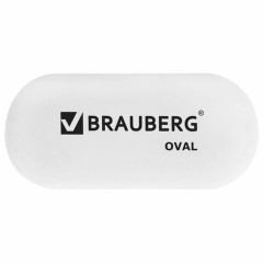 Ластик BRAUBERG "Oval", 55х23х10 мм, белый, овальный, 222471 Ластик BRAUBERG "Oval", 55х23х10 мм, белый, овальный, 222471 - фото 6