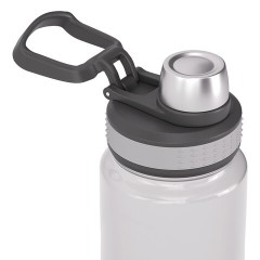 Бутылка для воды 850 мл, винтовая крышка, складная ручка, крышка с замком, пластик, JOYLUX (ДЖОЙЛЮКС) SPORT, 700289 - фото 3