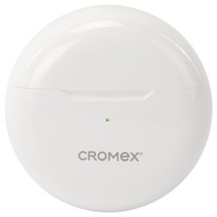 Наушники беспроводные TWS вкладыши с микрофоном CROMEX (КРОМЕКС) EP-T28W, Bluetooth 5.4, белые, 514121 - фото 4