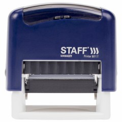 Штамп стандартный STAFF "ОПЛАЧЕНО", оттиск 38х14 мм, "Printer 9011T", 237421 - фото 4