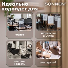 Настольная лампа-светильник SONNEN BR-372, на подставке, лампочка в ПОДАРОК!, E27, белый, 40 см, 238447 - фото 13