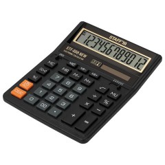Калькулятор настольный STAFF STF-888-New (202x158 мм), 12 разрядов, двойное питание, черный, 273831 - фото 3