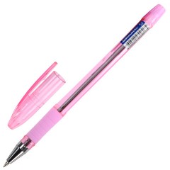 Ручка шариковая масляная с грипом "PASTEL", BRAUBERG, СИНЯЯ, стандартный узел 0,5 мм, линия письма 0,25 мм, 144488 - фото 6