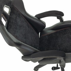 Кресло компьютерное BRABIX "Striker GM-121", синхромеханизм, 2 подушки, экокожа/велюр, черное, 532962 Кресло компьютерное BRABIX "Striker GM-121", синхромеханизм, 2 подушки, экокожа/велюр, черное, 532962 - фото 14