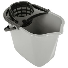 Ведро 10 л для уборки КОМПЛЕКТ с ОТЖИМОМ для веревочных и ленточных МОПов, 24х35х24 см, YORK, 70020 - фото 4