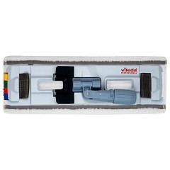 Насадка МОП плоская 40 см, VILEDA PROFESSIONAL "МикроПлюс Комби", уши (ТИП УВ) микрофибра / скраб, 167298 - фото 13