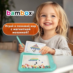 Мозаика магнитная развивающая для детей "Крокодил", стилус, 101 магнит, 10 карточек, BAMBOX, 665890 Мозаика магнитная развивающая для детей "Крокодил", стилус, 101 магнит, 10 карточек, BAMBOX, 665890 - фото 15