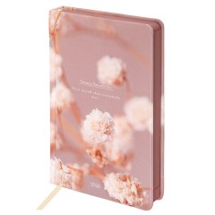 Ежедневник датированный 2026 А5 138x213 мм, BRAUBERG "Vista", под кожу твердый, "Tenderness", 117455 - фото 2