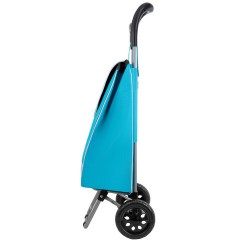 Сумка-тележка хозяйственная 95x34x28 см, объем 34 л, до 30 кг, Оксфорд 600D, голубая, BOOMHOUSE (БУМХАУС), 701406 - фото 7