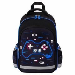 Рюкзак ПИФАГОР SCHOOL, 1 отделение, 3 кармана, "Lucky gamer", 38x28х14 см, 273172 Рюкзак ПИФАГОР SCHOOL, 1 отделение, 3 кармана, "Lucky gamer", 38x28х14 см, 273172 - фото 2