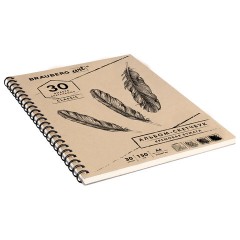 Скетчбук, слоновая кость 150 г/м2, 210х297 мм, 30 л., гребень, BRAUBERG ART CLASSIC, 128947 Скетчбук, слоновая кость 150 г/м2, 210х297 мм, 30 л., гребень, BRAUBERG ART CLASSIC, 128947 - фото 8