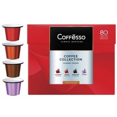 Кофе в капсулах 80 порций "Ассорти 4 вкусов" для Nespresso, COFFESSO, 101740 Кофе в капсулах 80 порций "Ассорти 4 вкусов" для Nespresso, COFFESSO, 101740 - фото 6
