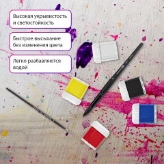 Краски акриловые художественные, НАБОР 12 штук по 22 мл в банках, BRAUBERG ART DEBUT, 192298 Краски акриловые художественные, НАБОР 12 штук по 22 мл в банках, BRAUBERG ART DEBUT, 192298 - фото 7