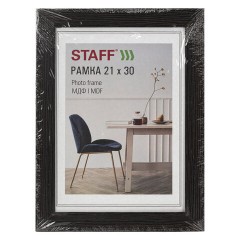 Рамка 21х30 см, небьющаяся, багет 30 мм, МДФ, STAFF "Style", цвет венге, 391338 - фото 8