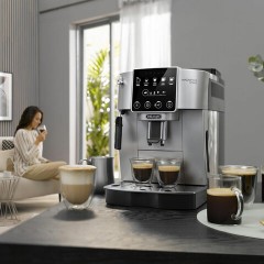 Кофемашина DELONGHI Magnifica Start ECAM220.30.SB, 1450 Вт, объем 1,8 л, ручной капучинатор, серебристо-черная Кофемашина DELONGHI Magnifica Start ECAM220.30.SB, 1450 Вт, объем 1,8 л, ручной капучинатор, серебристо-черная - фото 7