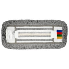 Насадка МОП плоская 40 см, VILEDA PROFESSIONAL "ТриоПлюс Комби", уши (ТИП УВ) микрофибра / хлопок, серый, 167295 - фото 7