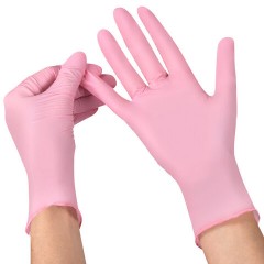 Перчатки нитриловые смотровые SFM Supersoft PINK, Германия, 100 пар (200 шт.), размер S (малый), розовые Перчатки нитриловые смотровые SFM Supersoft PINK, Германия, 100 пар (200 шт.), размер S (малый), розовые - фото 4