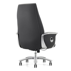 Кресло HAWASAN (ХАВАСАН) PREMIUM EX-800, до 200 кг, синхромеханизм, алюминий, экокожа, черное, 533234 - фото 5