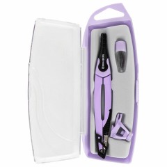 Готовальня BRAUBERG ULTRA, 4 предмета: циркуль 135 мм, запасной грифель, насадка, лавандовый цвет, 210823 Готовальня BRAUBERG ULTRA, 4 предмета: циркуль 135 мм, запасной грифель, насадка, лавандовый цвет, 210823 - фото 12