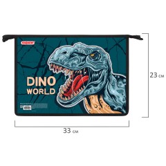 Папка для тетрадей ПИФАГОР А4, 1 отделение, картон/пластик, на молнии, "Dino world", 272131 Папка для тетрадей ПИФАГОР А4, 1 отделение, картон/пластик, на молнии, "Dino world", 272131 - фото 5