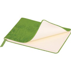 Еженедельник датированный 2026 МАЛЫЙ ФОРМАТ 105х160 мм, А6, BRAUBERG "Imprint", тиснение, зеленый, 117212 - фото 3