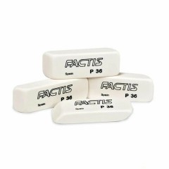 Ластик FACTIS P 36 (Испания), 56х20х9 мм, белый, прямоугольный, скошенные края, CPFP36B Ластик FACTIS P 36 (Испания), 56х20х9 мм, белый, прямоугольный, скошенные края, CPFP36B - фото 3