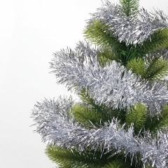 Мишура КОМПЛЕКТ 3 штуки, диаметр 100 мм, длина 2 м, серебристая, 592221 - фото 6