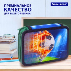 Пенал BRAUBERG, 2 отделения, полиэстер, 21х14 см, "Fire football", 270322 Пенал BRAUBERG, 2 отделения, полиэстер, 21х14 см, "Fire football", 270322 - фото 19