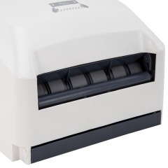 Диспенсер для полотенец в рулонах LAIMA PROFESSIONAL SUPER (H1), механический, белый, ABS-пластик, 609506 - фото 6