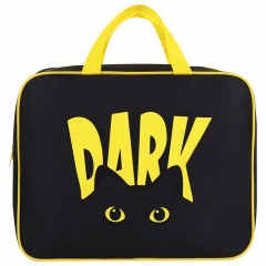Папка на молнии с ручками BRAUBERG А4, 1 отделение, полиэстер, 80 мм, "Dark cat", 272178 Папка на молнии с ручками BRAUBERG А4, 1 отделение, полиэстер, 80 мм, "Dark cat", 272178 - фото 2