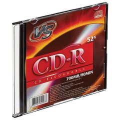 Диски CD-R VS, 700 Мб, 52x, Slim Case, КОМПЛЕКТ 5 шт., VSCDRSL501 Диски CD-R VS, 700 Мб, 52x, Slim Case, КОМПЛЕКТ 5 шт., VSCDRSL501 - фото 2