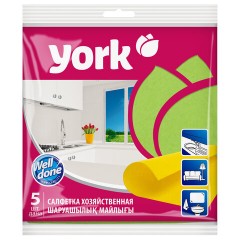 Салфетки ВИСКОЗНЫЕ универсальные, 35х35 см, КОМПЛЕКТ 5 шт., 85 г/м2, YORK, 20020 - фото 12