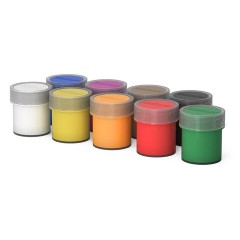 Гуашь пальчиковая ERICH KRAUSE "Baby" с алоэ вера, 9 цветов по 20 мл, картонная упаковка, 61400 - фото 2