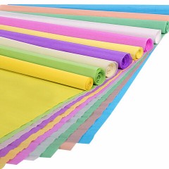 Бумага гофрированная/креповая, 32 г/м2, 50х250 см, НАБОР 10 рулонов, пастель, BRAUBERG, 112557 - фото 8