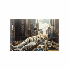Папка-конверт с кнопкой ERICH KRAUSE "Big City Cats", A4, до 120 листов, непрозрачная, ассорти, 0,16 мм, 63511 - фото 3