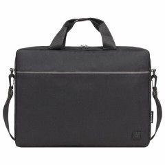 Сумка портфель BRAUBERG PRACTICAL с отделением для ноутбука 15,6", Grey line, черная, 29х40х7 см, 272604 - фото 2