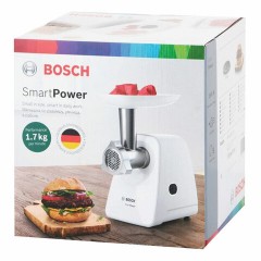 Мясорубка BOSCH MFW2500W, 1500 Вт, производительность 1,7 кг/мин, металлический шнек, пластик, белая Мясорубка BOSCH MFW2500W, 1500 Вт, производительность 1,7 кг/мин, металлический шнек, пластик, белая - фото 8