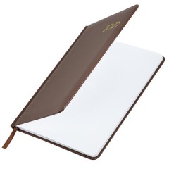 Еженедельник датированный 2026, А5, 145х215 мм, BRAUBERG "Select", балакрон, коричневый, 117183 - фото 3