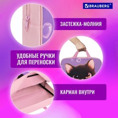 Папка на молнии с ручками BRAUBERG А4, 1 отделение, полиэстер, 80 мм, "Paw prints", 273300 Папка на молнии с ручками BRAUBERG А4, 1 отделение, полиэстер, 80 мм, "Paw prints", 273300 - фото 11