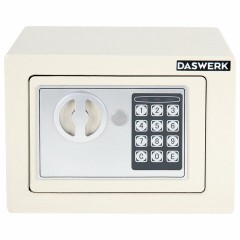 Сейф мебельный DASWERK SC-170EL (170х230х170 мм), электронный замок, бежевый, 291340 - фото 3