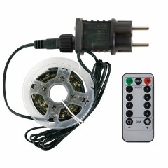 Электрогирлянда-нить уличная "Роса" IP44, 50 м, 500 LED, теплый белый, 220V, контроллер, ЗОЛОТАЯ СКАЗКА, 591362 Электрогирлянда-нить уличная "Роса" IP44, 50 м, 500 LED, теплый белый, 220V, контроллер, ЗОЛОТАЯ СКАЗКА, 591362 - фото 4