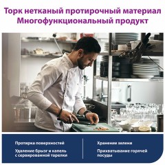 Протирочный нетканый материал TORK Advanced, 266 листов в рулоне, 39,5х27,6 см, белый, 352200 Протирочный нетканый материал TORK Advanced, 266 листов в рулоне, 39,5х27,6 см, белый, 352200 - фото 7