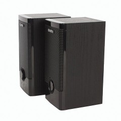 Колонки компьютерные SVEN SPS-603, 2.0, 2х3 Вт, дерево, черные, SV-015183 Колонки компьютерные SVEN SPS-603, 2.0, 2х3 Вт, дерево, черные, SV-015183 - фото 3