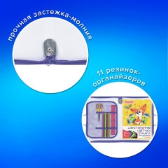 Папка для труда на молнии с ручками ПИФАГОР А4, 1 отделение, пластик, органайзер, "Falling cat", 272226 Папка для труда на молнии с ручками ПИФАГОР А4, 1 отделение, пластик, органайзер, "Falling cat", 272226 - фото 11