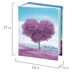 Фотоальбом BRAUBERG "Fancy heart" на 100 фото 10х15 см, твердая обложка, 391439 - фото 9
