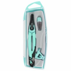 Готовальня BRAUBERG ULTRA, 4 предмета: циркуль 135 мм, запасной грифель, насадка, мятный цвет, 210824 Готовальня BRAUBERG ULTRA, 4 предмета: циркуль 135 мм, запасной грифель, насадка, мятный цвет, 210824 - фото 2
