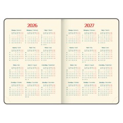 Ежедневник датированный 2026 B6 125х173 мм, GALANT "Vivid", под кожу, серый, 117410 - фото 6