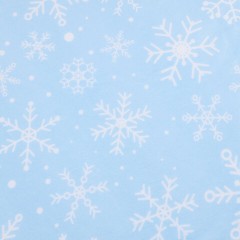 Плед новогодний, 150х200 см, с изображением СНЕЖИНОК, полиэстер, 210 г/м2, ЗОЛОТАЯ СКАЗКА, 592530 - фото 8