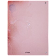 Тетрадь на кольцах БОЛЬШАЯ А4, 240х310 мм, 120 л., под кожу, BRAUBERG VISTA, "Bloom", 405205 - фото 10